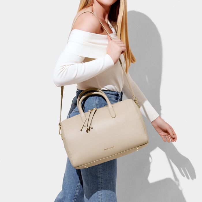Katie Loxton Isla Handbag - Light Taupe
